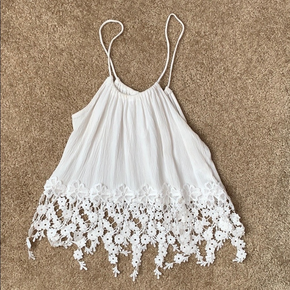 Tank Top with Floral Bottom